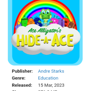 Hide A Ace iPHONE Game App (fee based)