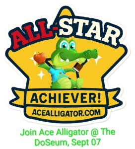 Come see Ace Alligator at The DoSeum - Contact for date and time!